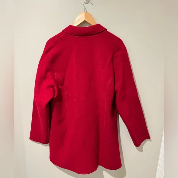 Eileen Fisher 100% Wool Coat - Picture 3 of 5